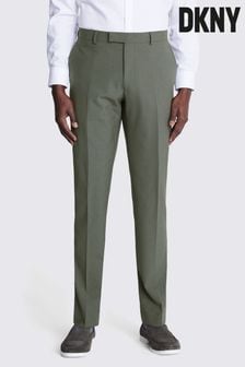 DKNY Sage Green Slim Fit Suit - Trousers (B02852) | €165