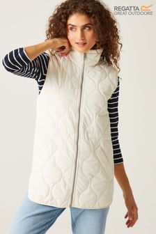 Regatta Cream Courcelle Quilted Gilet (B04337) | SGD 81
