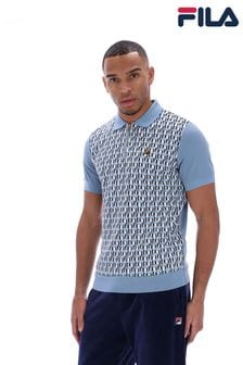 Fila Axel Jacquard-Polo-Shirt mit geometrischem Muster (B04653) | 94 €