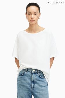 AllSaints White Lydia T-Shirt (B04889) | KRW96,100
