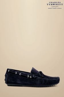 Charles Tyrwhitt Blue Driving Loafers (B05107) | OMR52