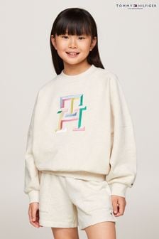 Tommy Hilfiger Cream Monogram Logo Sweatshirt (B05174) | HK$566 - HK$668