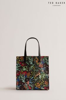 Ted Baker Large Beikon Painted Meadow Icon Black Bag