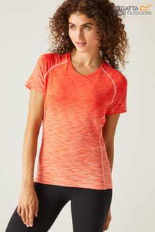 Regatta Orange Laxley II Short Sleeve Gym T-Shirt (B05245) | 104 QAR