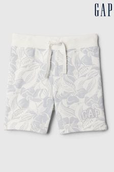 Grau - Gap Baby Pull-on-Shorts mit Logo (Neugeborenes - 5 Jahre) (B05271) | 16 €