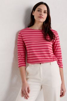 Seasalt Cornwall Pink Sailor T-Shirts (B05389) | €47