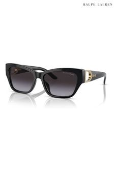Ralph Lauren The Audrey Rl8206U Butterfly Black Sunglasses (B05609) | €250