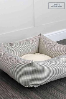 Lords and Labradors Regency Stripe Striped Dog Box Bed (B05908) | ￥15,850 - ￥28,180