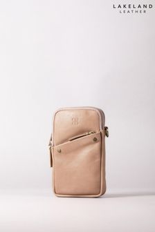 كريم - حقيبة سفر بني Harstone من Lakeland Leather (B06213) | 194 د.إ