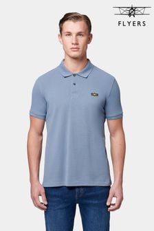 أزرق كروم - قميص بولو كلاسيكي رجالي من Flyers (B06296) | 191 ر.س