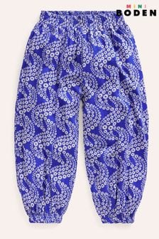 Boden Blue Jersey Harem Trousers (B06386) | €36 - €42