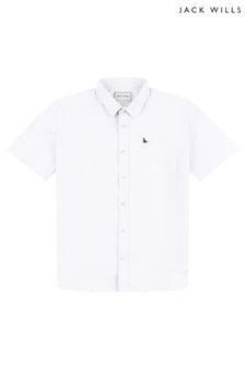 Jack Wills Boys Short Sleeve Oxford Shirt (B06649) | €58 - €69