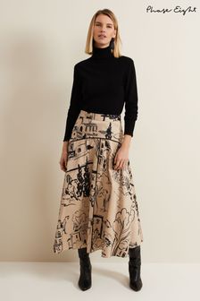 Phase Eight Mavis Tuscan Print Midi Skirt (B06675) | 136 €