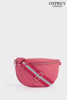 Osprey London Pink The Hendrix Leather Sling Bag (B06683) | €143