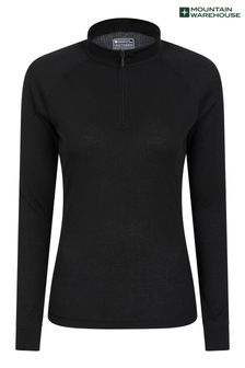 Mountain Warehouse Womens Talus Zip Neck Thermal Top