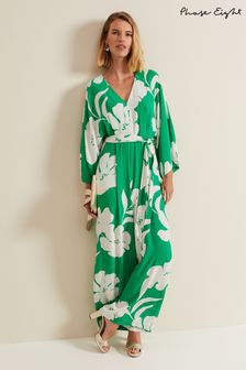 Phase Eight Green Bernice Print Jumpsuit (B07176) | 213 €