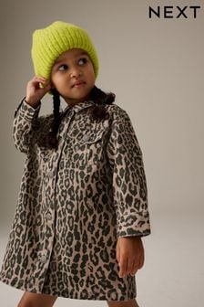 Animal Print - 100% Cotton Shirt Dress (3mths-8yrs) (B07431) | 21 € - 26 €