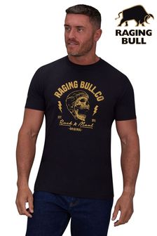 Raging Bull Ruck & Maul Black T-Shirt