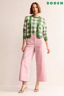 Boden Pink Barnsbury Cropped Trousers (B07947) | €124