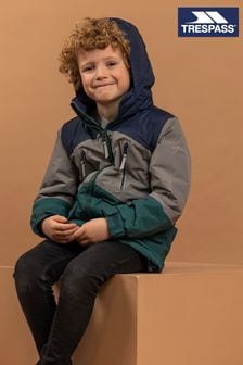 Trespass Kids Unisex Silver Westere Rainwear Jacket (B10085) | $65