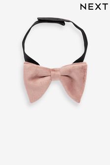 Розовый - Бархатный галстук-бабочка (1-16 лет) (B10091) | €12