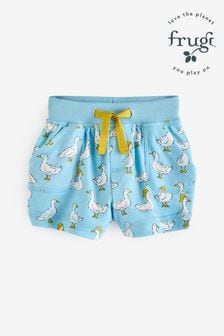 Frugi Blue Easter Duck Print Shorts (B10567) | $33 - $36