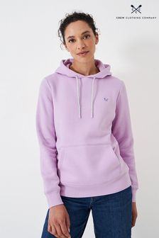 Пурпурный - Crew Clothing Plain Cotton Regular Hoodie (B10743) | €65