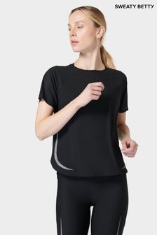 Sweaty Betty Black Zero Gravity Running T-Shirt (B10799) | $103