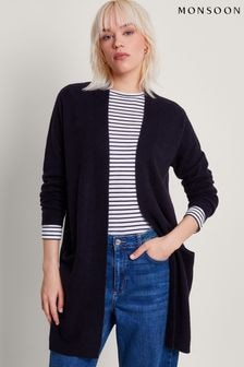 Monsoon Blue Lenny Longline Cardigan (B11463) | 237 zł