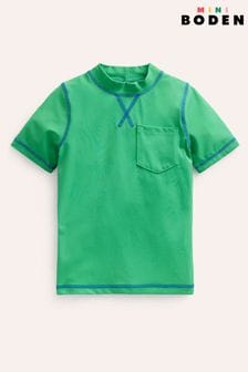 Boden Green Short Sleeve Rash Vest (B11760) | Kč835 - Kč910