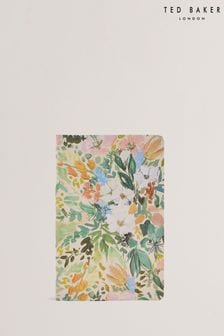 Ted Baker Beccaai Floral Printed A5 Notebook White Bag (B12085) | $24