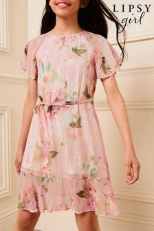 Girls Clearance Lipsy Floral Short Sleeve Dresses Next Luxembourg