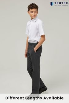 Trutex Senior Boys Slim Leg Grey School Trousers (B12426) | HK$236 - HK$278