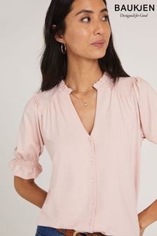 Розовая блузка из ткани Lenzing™ Ecovero™ Baukjen Noa (B12576) | €118