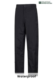 Mountain Warehouse Black Mens Downpour Extreme Waterproof Overtrousers With Short Length (B12666) | €82
