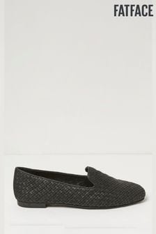 FatFace Black Aila Woven Ballerinas Shoes (B12687) | €93