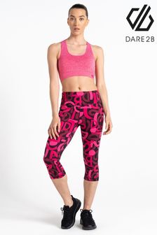 Dare 2b Pink Influential 3/4 Leggings (B12709) | 239 LEI