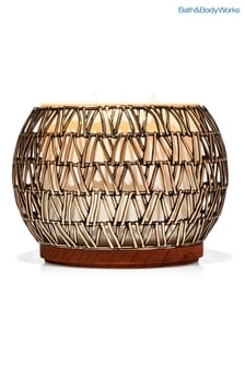 Bath & Body Works Basket Weave Bowl 3-Wick Candle Holder (B12846) | €34