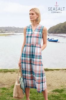 Seasalt Cornwall Blue Bassett Wood Dress (B12878) | KRW162,200