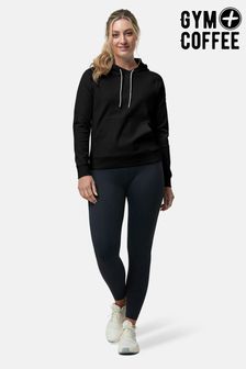 Gym + Coffee Black Womens Chill Pullover Hoodie (B12896) | ₪ 327