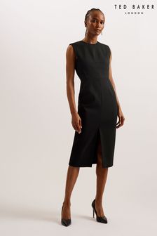 Ted Baker Manabud Tailored Midi Dress With Front Split (B12945) | kr3 200