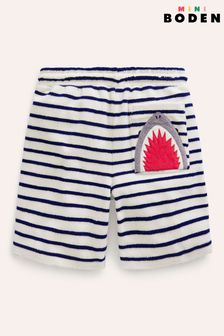 Boden Blue Shark Towelling Shorts (B12979) | €24 - €26
