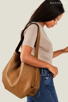 Accessorize Slouch Brown Shoulder Bag (B14057) | kr454