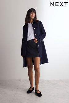 Petite black dolly coat online