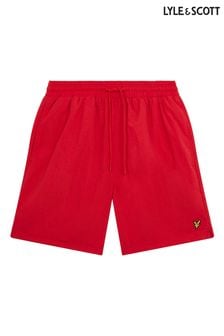 Красные однотонные пляжные шорты Lyle & Scott (B14232) | €60