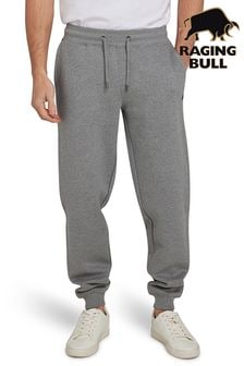 Raging Bull Grey Cuffed Sweatpants (B14605) | $101