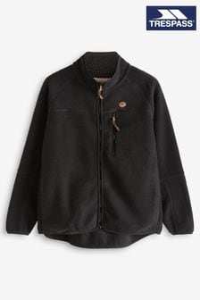 Trespass Quake Fleece Black Jacket (B15140) | ‏126 ‏₪