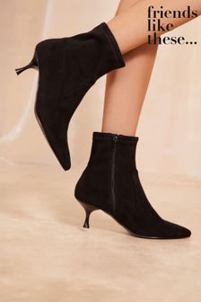 Black Sock Boot Plain Ankle Boots Next Luxembourg