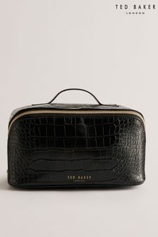 أسود - حقيبة مستلزمات عناية شخصية كبيرة شكل جلد تمساح مستطيلة Haanas من Ted Baker (B15712) | 270 ر.ق