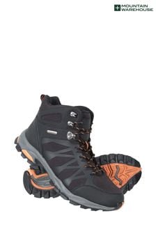 Black - Mountain Warehouse Mens Trekker Ii Waterproof Softshell Walking Boots (B15828) | kr2 200